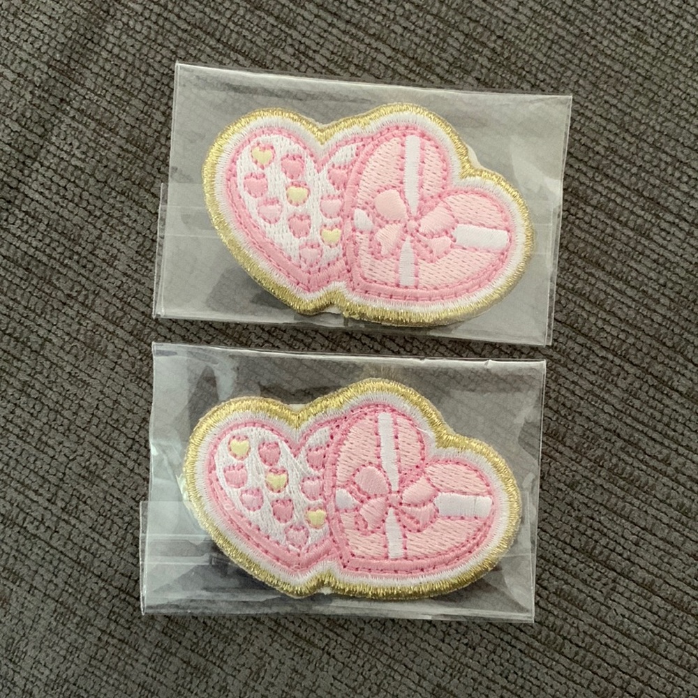 Stoney Clover Lane Chocolate Heart Patches (set only)